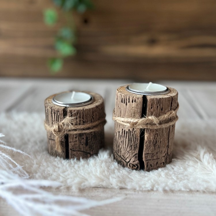 23-885 Holzkerzen 2 er Set "echli Schwiiz"