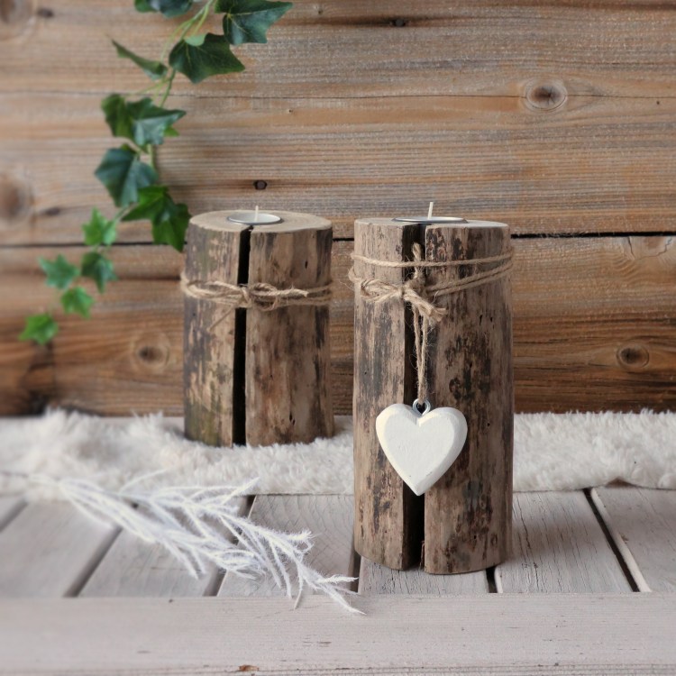 23-813 Holzkerze "us de Rüss"